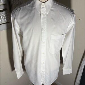 CLASSIC CANALI White 15.5/39 Button-Down Dress Shirt(124)